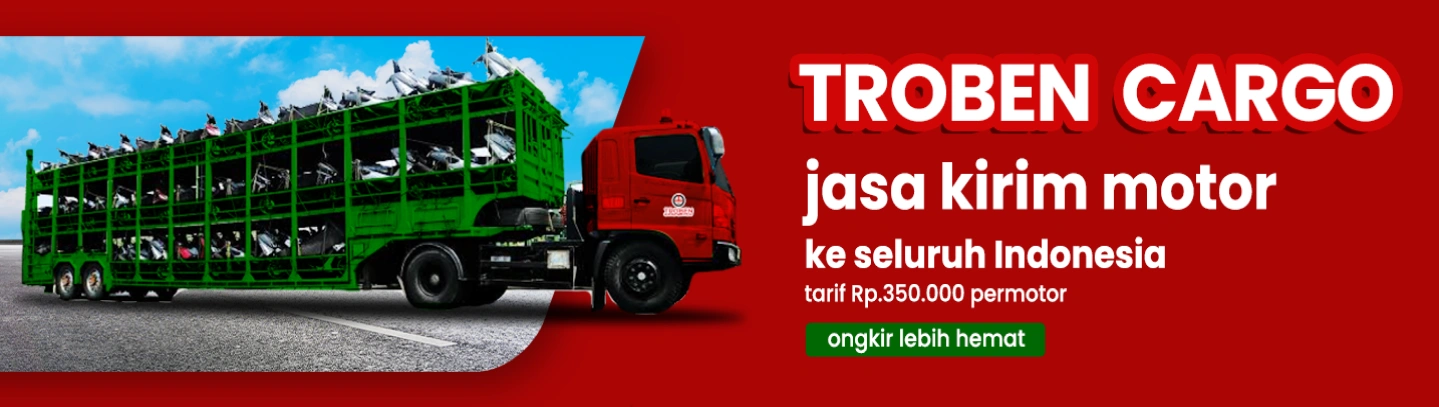 layanan pengiriman motor troben, perusahaan cargo terbaik indonesia